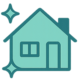 Residential cleaning icon